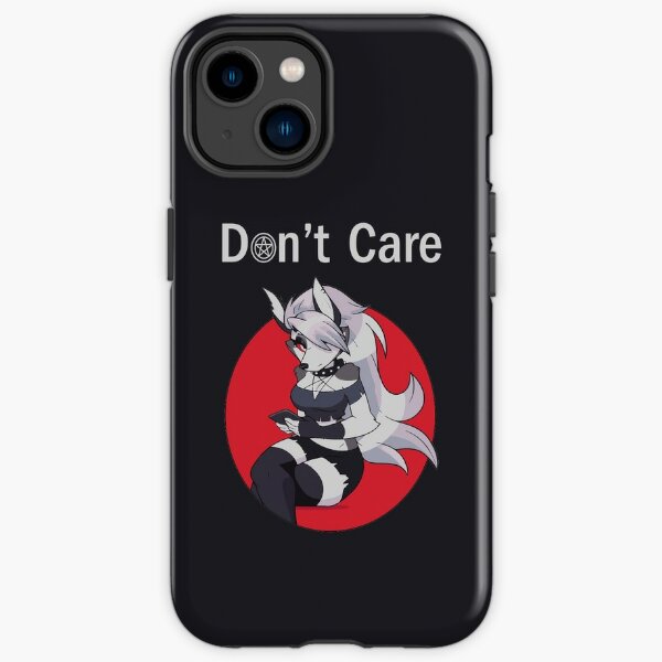Helluva Boss Loona "Don't Care " (Dark) iPhone Tough Case RB1007 product Offical helluva boss Merch