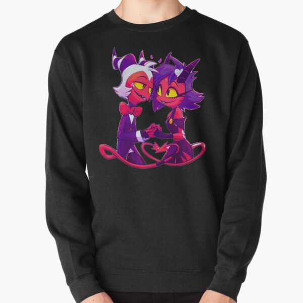 Helluva Boss Millie and Moxxie      Pullover Sweatshirt RB1007 product Offical helluva boss Merch