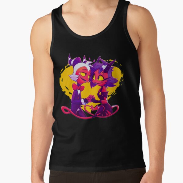 Helluva Boss Millie and Moxxie            Tank Top RB1007 product Offical helluva boss Merch