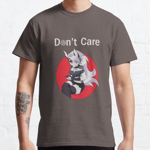 Helluva Boss Loona "Don't Care " (Dark) Classic T-Shirt RB1007 product Offical helluva boss Merch
