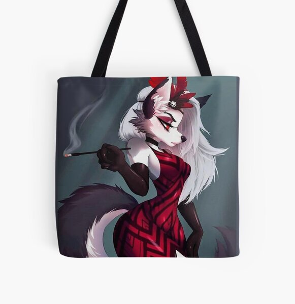 Helluva Boss Loona All Over Print Tote Bag RB1007 product Offical helluva boss Merch