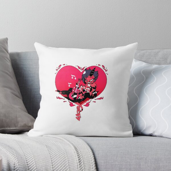 Helluva Boss Moxxie and Millie Throw Pillow RB1007 product Offical helluva boss Merch