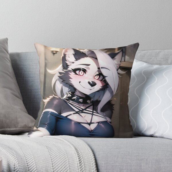 Helluva Boss Loona loona The Wolf (sfw) Classic Throw Pillow RB1007 product Offical helluva boss Merch