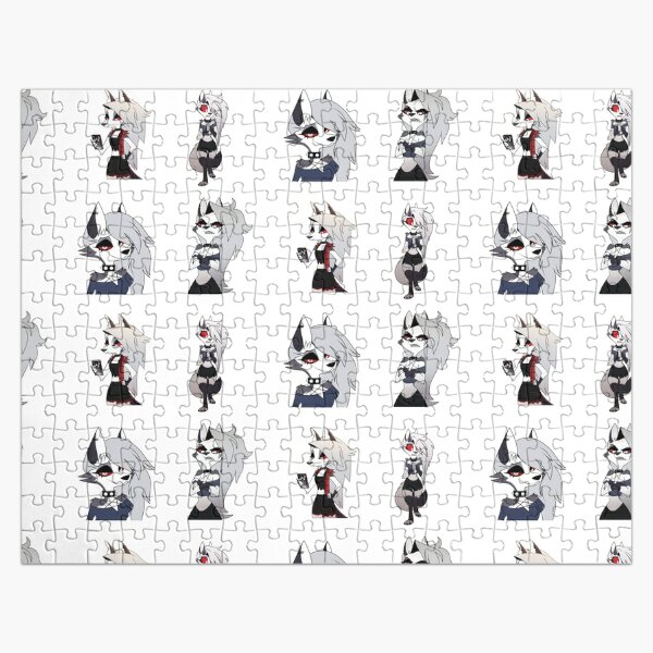 helluva boss loona sticker pack Jigsaw Puzzle RB1007 product Offical helluva boss Merch